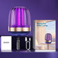 Electric mosquito killer lamp with purple UV glow, USB cable and retail box