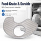 Dishwasher replacement filter with fine mesh pattern and round center cutout