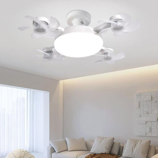 E27 Screw Base Ceiling Fan Light High Air Volume Quiet Fan Lamp For Living Room, 45cm 3-Head, 50cm 4-Head