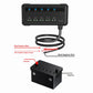 12V Universal Car Motorcycle Fuse Box Relay Kit With Quick Connector, 5-channel
