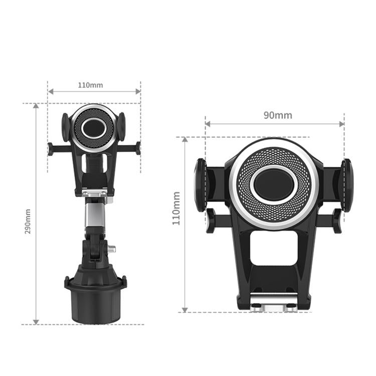 Car Water Cup Position Mobile Phone Navigation Holder, S0666A