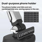 Car phone holder with built-in parking number display and phone cradle