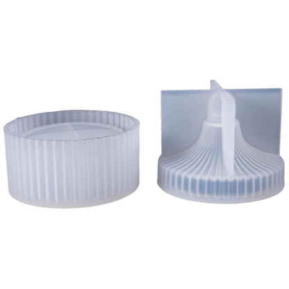 Round Striped Storage Box Silicone Mold DIY Epoxy Resin Organizer Mold