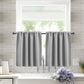 Single Rod Pocket Cafe Curtains Thick High Density Short Tier Window Treatment for Kitchen Bedroom, 40x60cm, 76x60cm, 76x92cm, 106x91cm, 132x46cm
