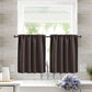Single Rod Pocket Cafe Curtains Thick High Density Short Tier Window Treatment for Kitchen Bedroom, 40x60cm, 76x60cm, 76x92cm, 106x91cm, 132x46cm