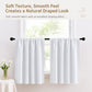 Single Rod Pocket Cafe Curtains Thick High Density Short Tier Window Treatment for Kitchen Bedroom, 40x60cm, 76x60cm, 76x92cm, 106x91cm, 132x46cm