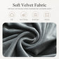 Velvet Stretch Bench Cover Elastic Rectangular Dining Bench Slipcover With Straps