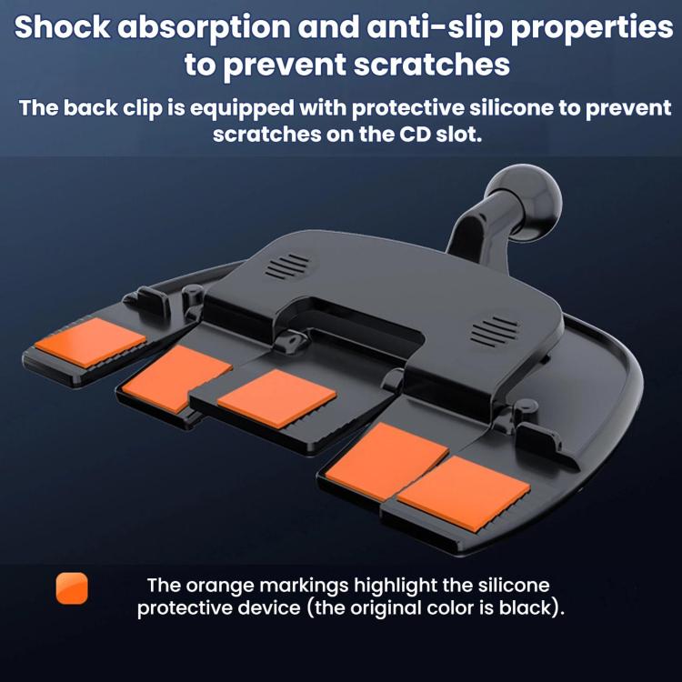 Car CD Slot Rotatable Phone Navigation Holder, Car CD Slot