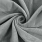 Gray velvet stretch fabric for chair seat cover, close-up texture