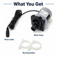 Water pump kit with power cable and mounting holder clips