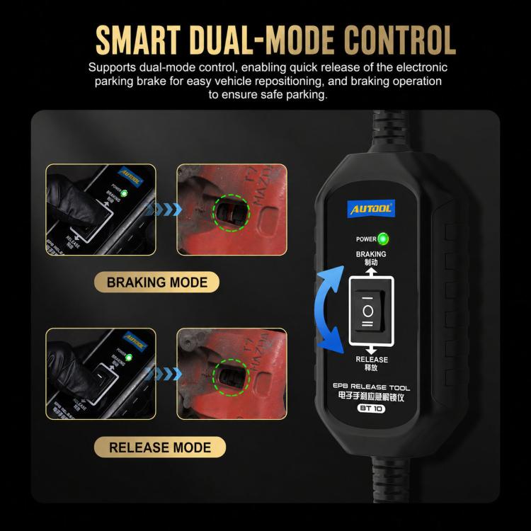 AUTOOL BT10 Electronic Handbrake Emergency Release Tool Dual-Circuit Control Brake Release For Electronic Braking System, BT10
