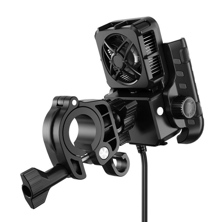 Motorcycle Semiconductor Cooling Mobile Phone Live Streaming Heat Sink Bracket, Handlebars