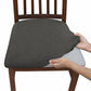 Stretch Dining Chair Seat Cover Soft Removable Washable Chair Cushion Slipcover