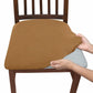 Stretch Dining Chair Seat Cover Soft Removable Washable Chair Cushion Slipcover