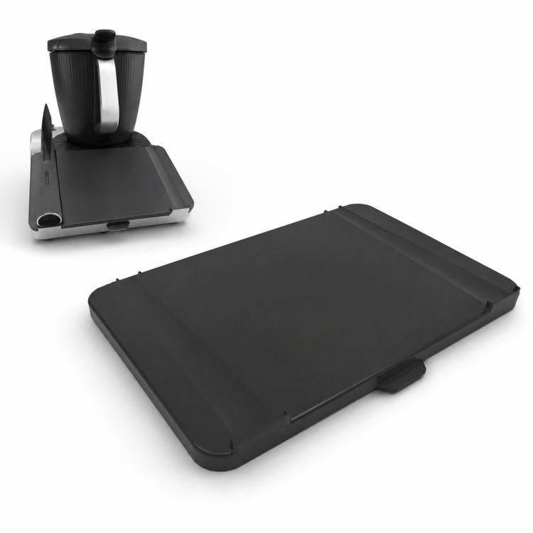 Protective screen cover for Thermomix TM7, dark gray with spatula holder slot
