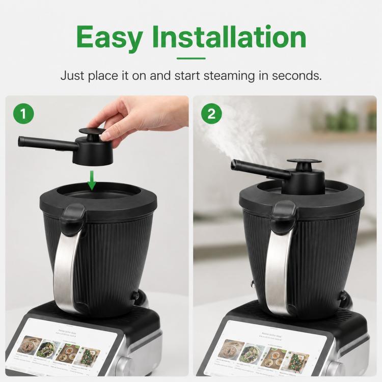 Steam Diverter For Thermomix TM7 Cabinet Protector Steam Release Accessory, PP Steam Diverter