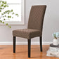 Stretch Dining Chair Cover Rhombus High Back Kitchen Chair Slipcover, M 45-60cm Height, L 60-70cm Height