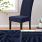 Stretch Dining Chair Cover Rhombus High Back Kitchen Chair Slipcover, M 45-60cm Height, L 60-70cm Height