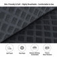Stretch Dining Chair Cover Rhombus High Back Kitchen Chair Slipcover, M 45-60cm Height, L 60-70cm Height