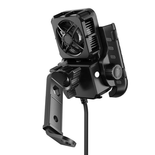 Motorcycle Semiconductor Cooling Heat Dissipation Phone Holder, Mirror Base