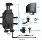Motorcycle Wireless Charging Phone Holder With A+C Port Fast Charging Anti-theft Features, Mirror Base