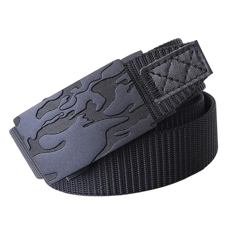Automatic Buckle Belt Men Outdoor Nylon Belt, 105cm, 115cm, 125cm