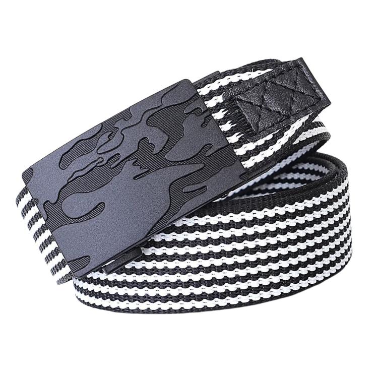 Automatic Buckle Belt Men Outdoor Nylon Belt, 105cm, 115cm, 125cm