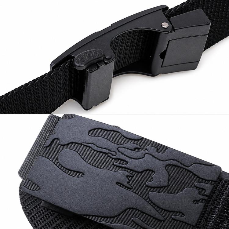 Automatic Buckle Belt Men Outdoor Nylon Belt, 105cm, 115cm, 125cm