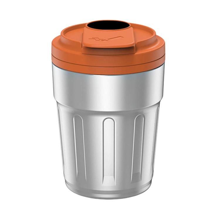 Car Ashtray With Lid & LED Light Metal Fireproof Cigarette Disposal Can For Vehicle