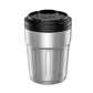 Car Ashtray With Lid & LED Light Metal Fireproof Cigarette Disposal Can For Vehicle