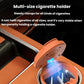 Car Ashtray With Lid & LED Light Metal Fireproof Cigarette Disposal Can For Vehicle