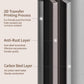 Black folding stool frame with protective anti-rust and carbon steel layers