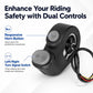 Horn and turn-signal switch assembly with left and right arrow buttons