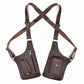 WEIXIER PU Leather Underarm Crossbody Bag Workwear Adjustable Backpack/Chest Bag