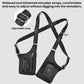 WEIXIER PU Leather Underarm Crossbody Bag Workwear Adjustable Backpack/Chest Bag