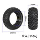 9-inch solid scooter tire dimensions 230mm x 110mm; diamond tread; 1106g.