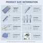 Tick remover kit size information chart with tool dimensions