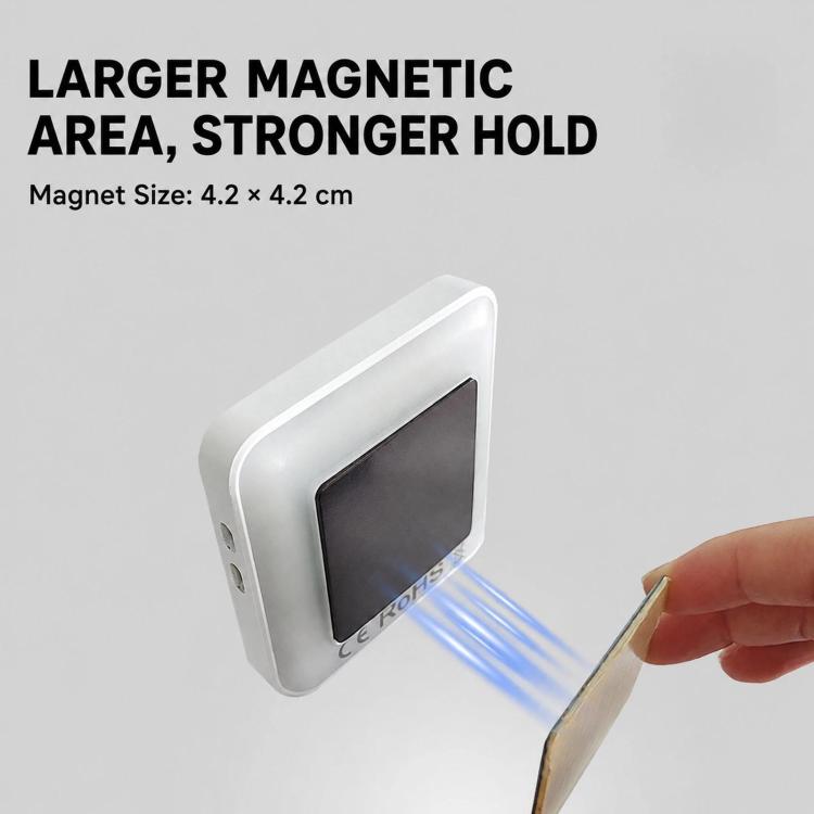 Double-Sided Emitting Magnetic Motion Sensor Night Light Type-C Rechargeable Stick on Wall Light, Warm Light, White Light