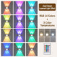 Smart RGB Gradient Ambient Night Light Motion Sensor Magnetic Wall Spot Lamp
