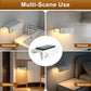 2-In-1 Motion Sensor Nightlight With Phone Shelf Rechargeable LED Sconce For Restroom