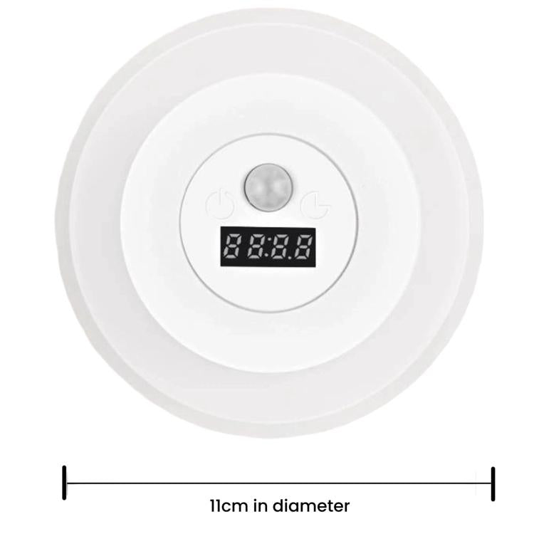 DMS-A2501 Smart Remote Control Clock Wall Lamp Motion Sensor Night Light For Bedroom Bedside, DMS-A2501