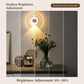 DMS-A2501 Smart Remote Control Clock Wall Lamp Motion Sensor Night Light For Bedroom Bedside, DMS-A2501