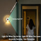 DMS-A2501 Smart Remote Control Clock Wall Lamp Motion Sensor Night Light For Bedroom Bedside, DMS-A2501