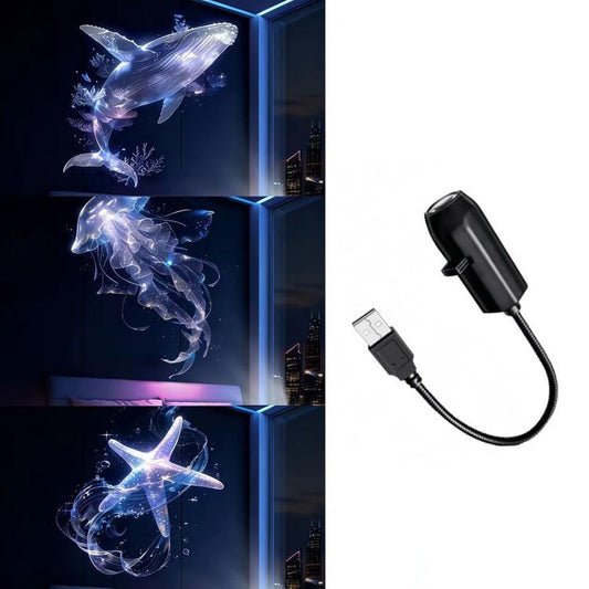 USB LED Projector Light Night Lamp With Replaceable Slides For Bedroom, Milky Way 5-Pack, Butterfly 3-Pack, Whale 3-Pack, Ocean 6-Pack, Planet 3-Pack, Planet 6-Pack, Planet 10-Pack, Christmas 3-Pack, Christmas 4-Pack