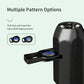 Black LED night projector light with removable circular slide tray