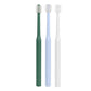 HistoTree 360 Degree Pet Toothbrush for Cats and Small Dogs Soft TPE Micro Brush Head, Rectangular Green, Rectangular White, Round Green, Round White, Round Light Blue