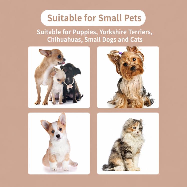 HistoTree 360 Degree Pet Toothbrush for Cats and Small Dogs Soft TPE Micro Brush Head, Rectangular Green, Rectangular White, Round Green, Round White, Round Light Blue
