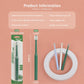 HistoTree 360 Degree Pet Toothbrush for Cats and Small Dogs Soft TPE Micro Brush Head, Rectangular Green, Rectangular White, Round Green, Round White, Round Light Blue
