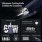 Handheld Ultrasonic Cutter Tool Kit For Plastic Sprue Deburring 3D Print Model Craft Carving, Chawke 8-Piece Set Basic, Chawke 14-Piece Set Upgraded