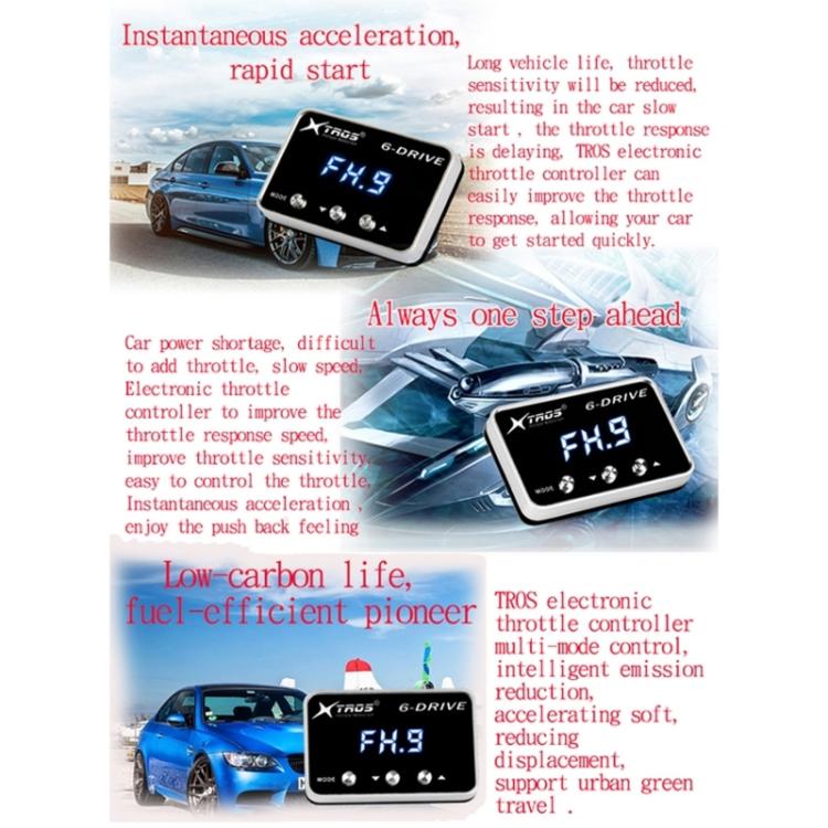 TROS TS-6Drive Potent Booster Electronic Throttle Controller, For Dodge Journey 2019